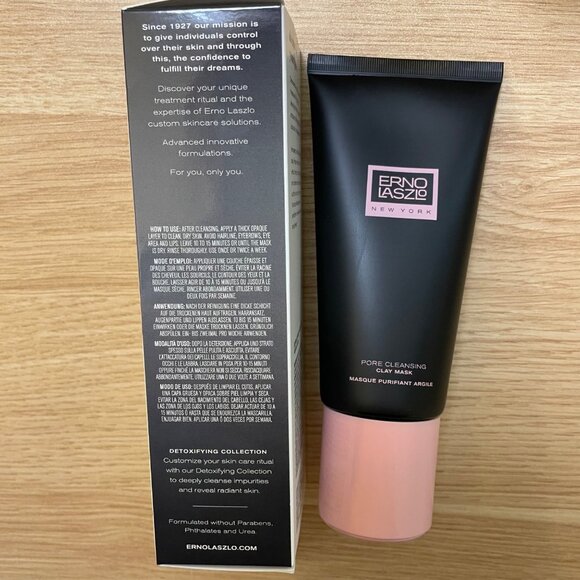 Erno Laszlo Pore Cleansing Clay Mask Facial Exfoliate and Detox Full Size - Picture 2 of 13
